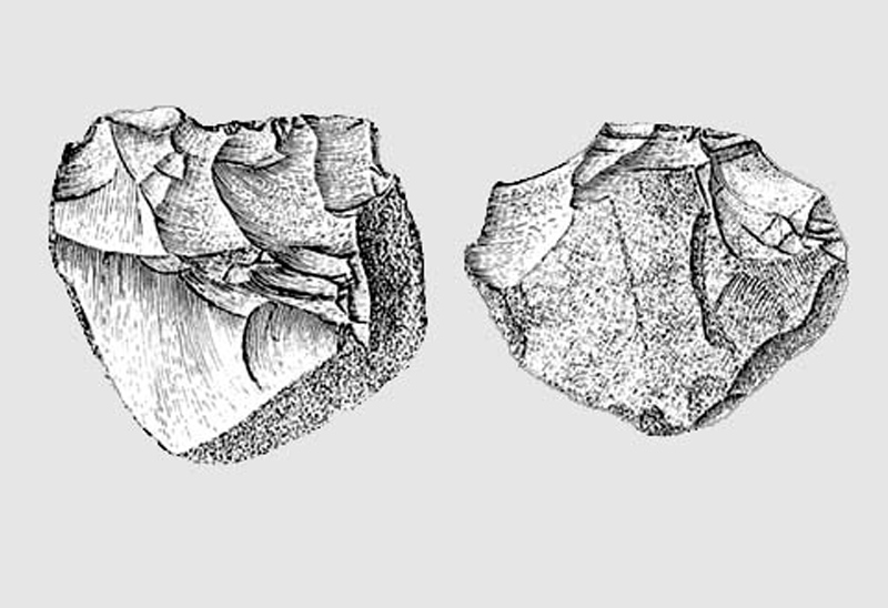 Pietre scheggiate - disegno