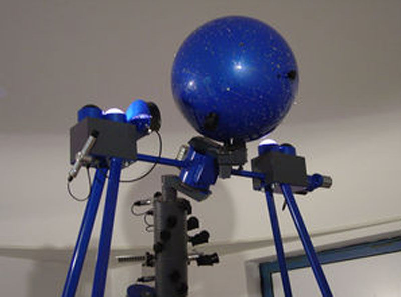 dettaglio del proiettore del Planetario