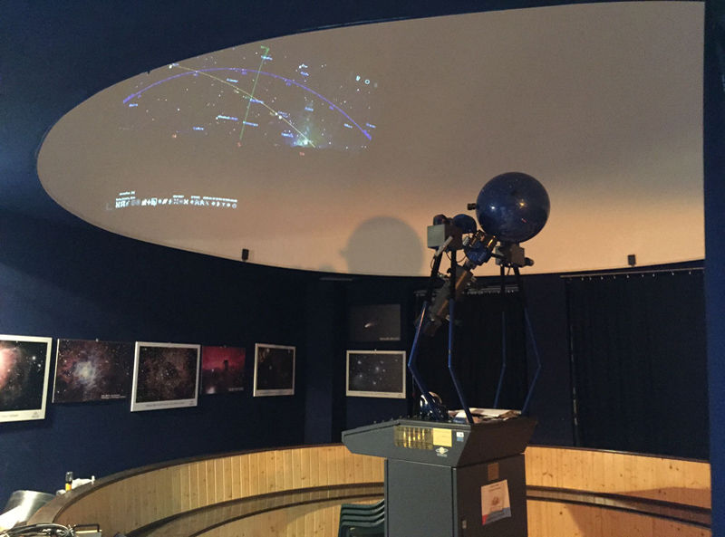 locale interno del Planetario